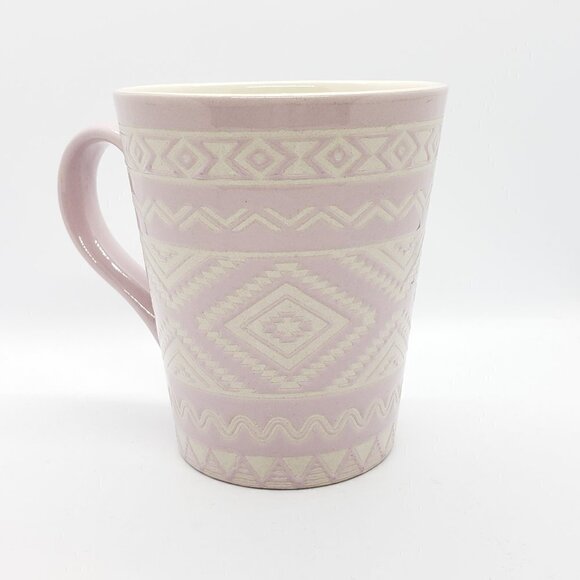 Mugs * Pale Lavender * Southwest Feather Print - Picture 4 of 6